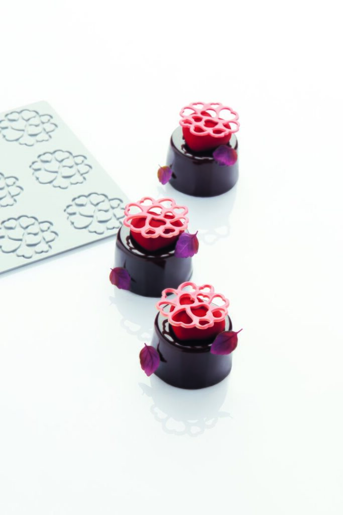 SILICONE MOLD "TONDO CUORI"