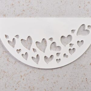 Cuori - Stencil in silicone alimentare