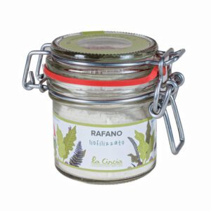 Rafano in polvere liofilizzato, barattolo da 20 grammi