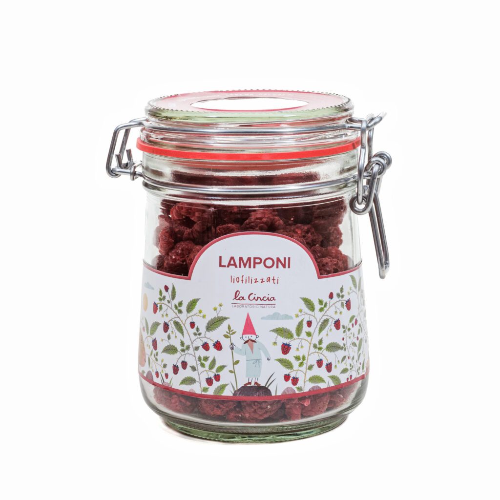 Lamponi interi liofilizzati 60 gr