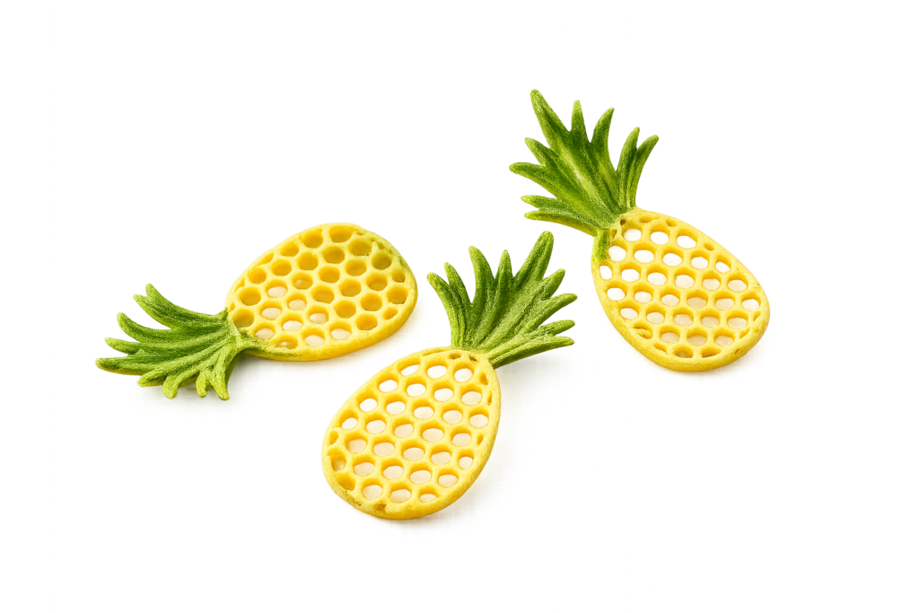 Cialda alimentare dolce "Ananas"