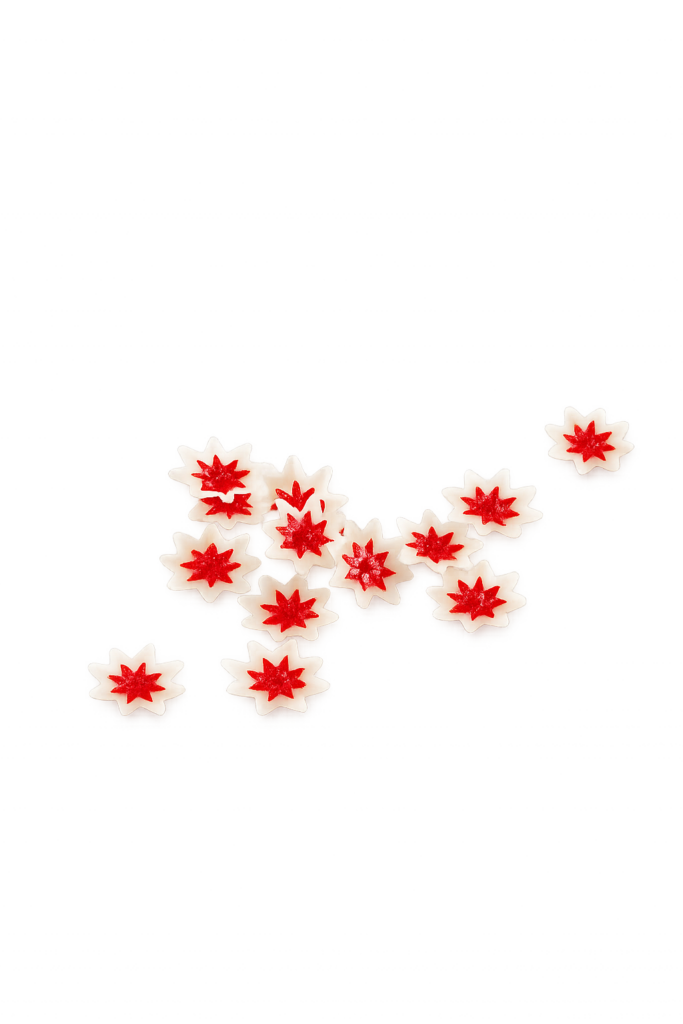 Cialda alimentare "Fiore pervinca"
